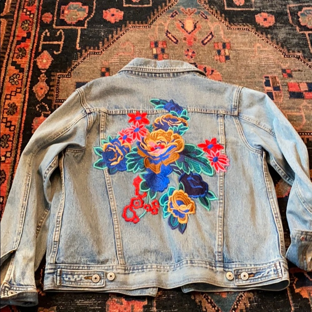 Sunset + Spring denim jacket